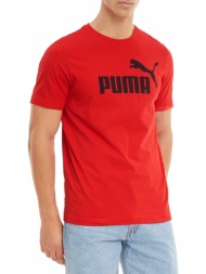 μπλούζα κοντομάνικη puma ess logo tee 586666-11