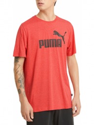 μπλούζα κοντομάνικη puma ess heather 586736-11