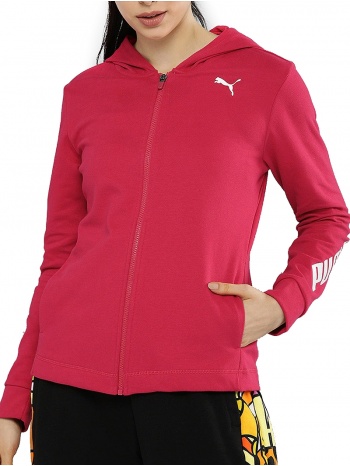 μπλούζα μακρυμάνικη puma modern sports full-zip hoodie