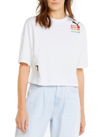 μπλούζα κοντομάνικη puma brand love oversized 534350-02 σε προσφορά