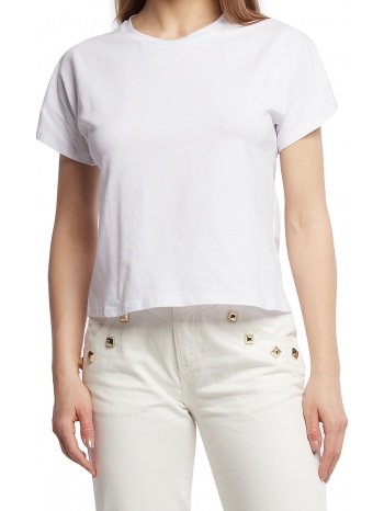 μπλούζα κοντομάνικη liu jo jersey + perle ca2101 js003-11111 σε προσφορά