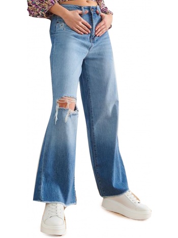 παντελόνι jean attrattivo wide leg 9914362-blue