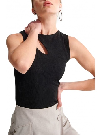 μπλούζα αμάνικη ale με `cut out` 82887281-black