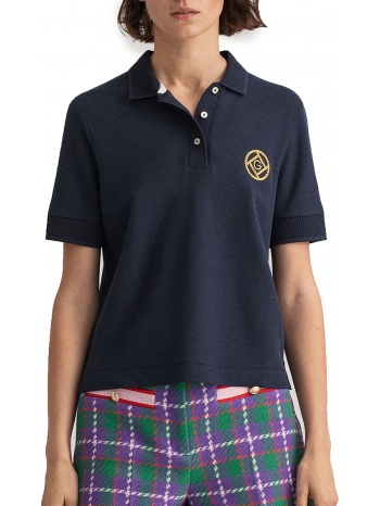 μπλούζα polo gant rope icon pique 4202229-433 σε προσφορά