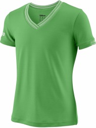μπλούζα κοντομάνικη wilson g team v-neck wra770105-00