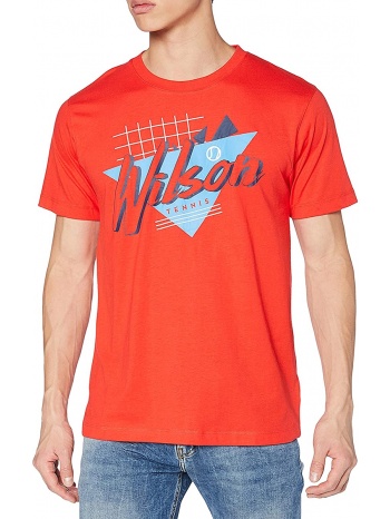 μπλούζα κοντομάνικη wilson nostalgia tech wra779403-00 σε προσφορά