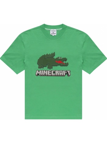 μπλούζα κοντομάνικη lacoste minecraft print th5038-kfv σε προσφορά