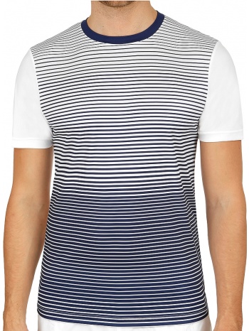 μπλούζα κοντομάνικη wilson team striped crew wra769703-00 σε προσφορά