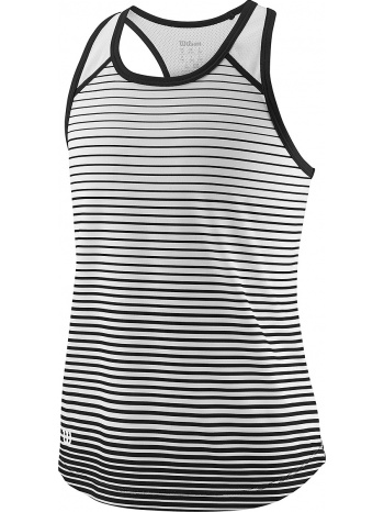 μπλούζα αμάνικη wilson team striped wra769801-00 σε προσφορά