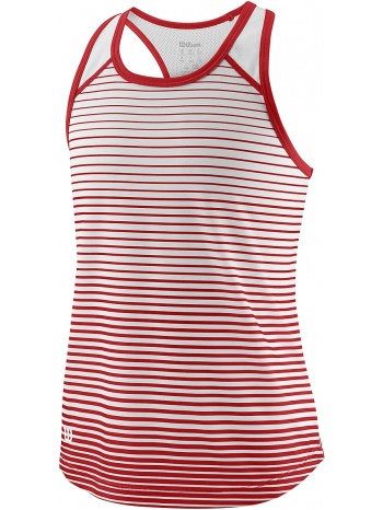 μπλούζα αμάνικη wilson team striped wra769804-00 σε προσφορά