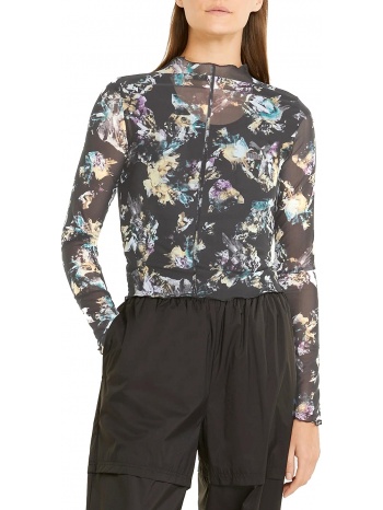 μπλούζα μακρυμάνικη puma crystal g. aop longsleeve fitted σε προσφορά