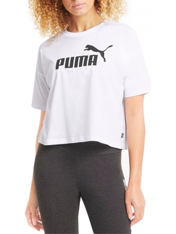 μπλούζα κοντομάνικη puma ess cropped logo tee 586866-02 σε προσφορά