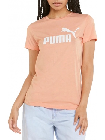 μπλούζα κοντομάνικη puma ess logo heather 586876-28 σε προσφορά