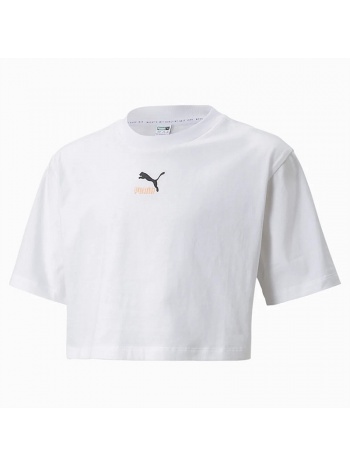 μπλούζα κοντομάνικη puma cropped 533392-02 σε προσφορά