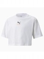 μπλούζα κοντομάνικη puma cropped 533392-02