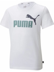 μπλούζα κοντομάνικη puma ess+ 2 col logo tee b 586985-83