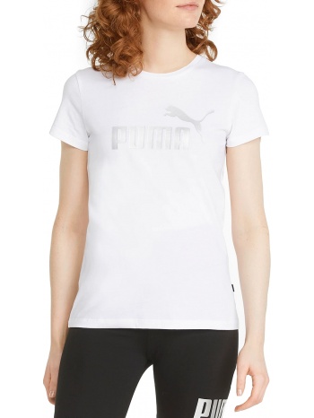 μπλούζα κοντομάνικη puma ess+ metallic logo 848303-02 σε προσφορά