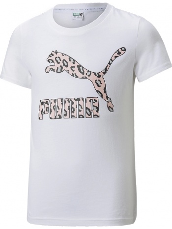 μπλούζα κοντομάνικη puma classics summer roar logo 533387-52 σε προσφορά