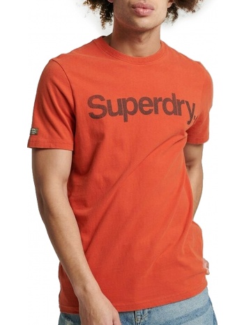 μπλούζα κοντομάνικη superdry ovin vintage m1011386a-9sn σε προσφορά