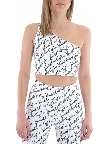 top kendall + kylie k&k w logo allover one shoulder σε προσφορά