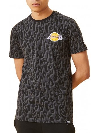 μπλούζα κοντομάνικη new era los angeles lakers leopard σε προσφορά