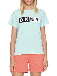 μπλούζα κοντομάνικη dkny sport logo dp1t5894-84u