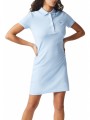 φόρεμα lacoste stretch cotton pique polo κοντομάνικο ef5473-hbp