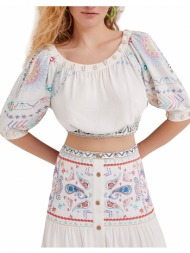 top desigual boho cropped 22swbw05-1001