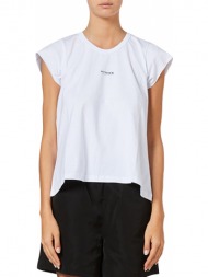 μπλούζα κοντομάνικη sundek printed gw449teje000-white