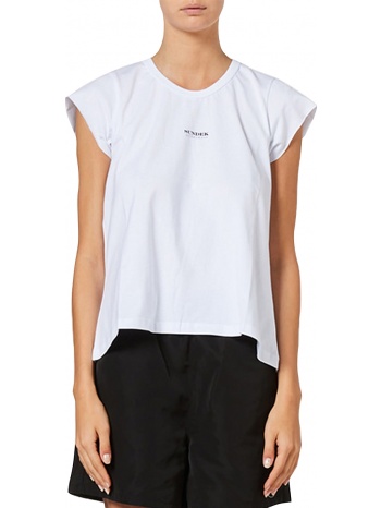 μπλούζα κοντομάνικη sundek printed gw449teje000-white σε προσφορά