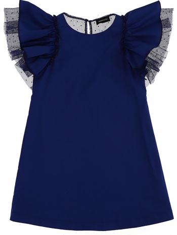 φόρεμα monnalisa ποπλίνα και τούλι 415907 5117-0056 σε προσφορά