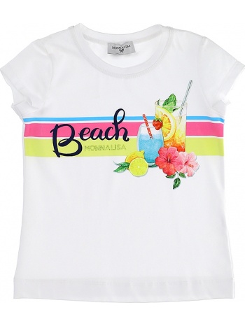 φανελάκι monnalisa φανελακι t-shirt st.beach 115641pg σε προσφορά