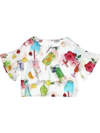 φανελάκι monnalisa φανελακι t-shirt st.cocktail 115645 σε προσφορά