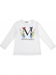 φανελάκι monnalisa φανελακι t-shirt st.m fiori 115602sb 5201-0099