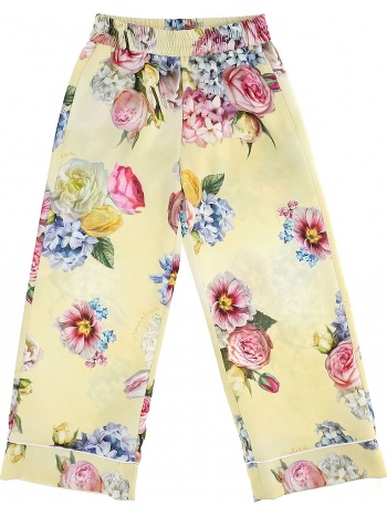 παντελόνι υφασμάτινο monnalisa floral 715404 5652-0014 σε προσφορά