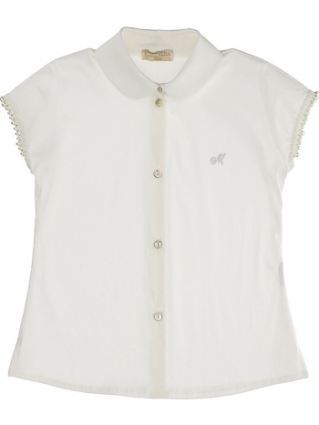 πουκάμισο κοντομάνικο monnalisa με πέρλες 715301a1 5114-0001 σε προσφορά