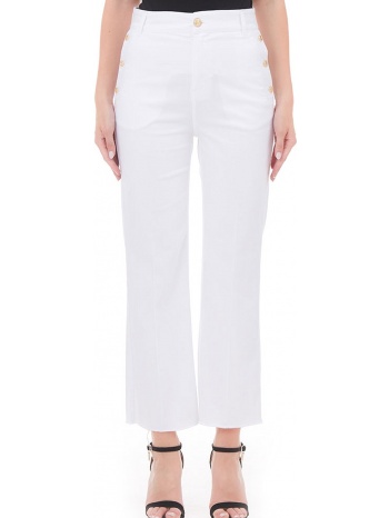 παντελόνι jean liu jo με χρυσά κουμπιά wa2026 t3026-11111