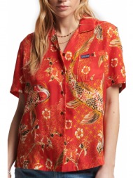 πουκάμισο κοντομάνικο superdry vintage resort w6011284a-6wm