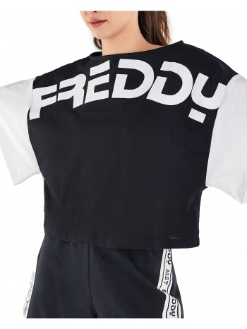 μπλούζα κοντομάνικη freddy color block s2wmat2-nw40 σε προσφορά