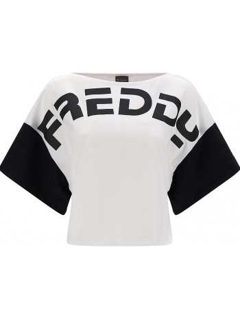 μπλούζα κοντομάνικη freddy color block s2wmat2-w40n σε προσφορά