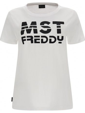 μπλούζα κοντομάνικη freddy mε στάμπα s2wmat1-w40 σε προσφορά
