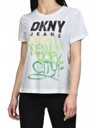 μπλούζα κοντομάνικη dkny logo e2afvdna-w2i