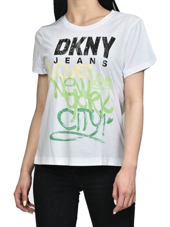 μπλούζα κοντομάνικη dkny logo e2afvdna-w2i σε προσφορά