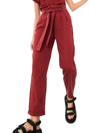 παντελόνι υφασμάτινο attrattivo λυοσέλ με ζώνη 9913842-porto