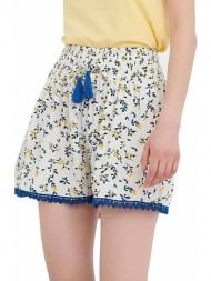 σόρτς funky buddha εμπριμέ fbl005-132-03-white
