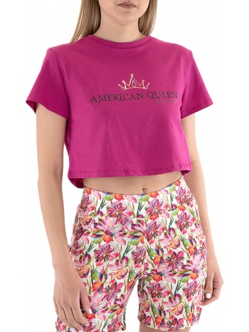 μπλούζα κοντομάνικη kendall+kylie loose cropped t-shirt σε προσφορά