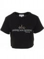 μπλούζα κοντομάνικη kendall+kylie loose cropped t-shirt kkw3611640-black
