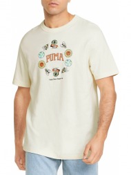 μπλούζα κοντομάνικη puma downtown graphic 533673-99