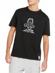 μπλούζα κοντομάνικη puma garfield graphic 534433-01