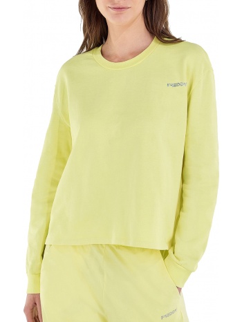 μπλούζα μακρυμάνικη freddy silver logo joyc019pd-y109pd σε προσφορά